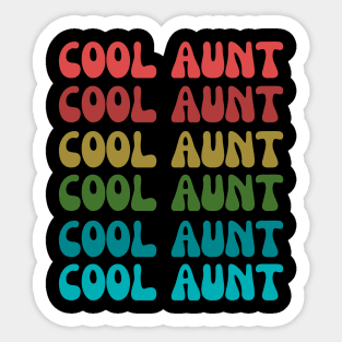 Cool aunt gift for aunt, new aunt gift, gift for her 2022 Sticker